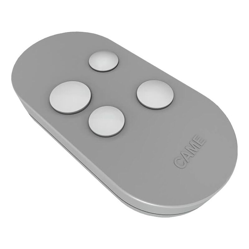 foto del prodotto telecomando apri cancello came topd4rgs grigio 4 canali dualfrequency 433 868mhz