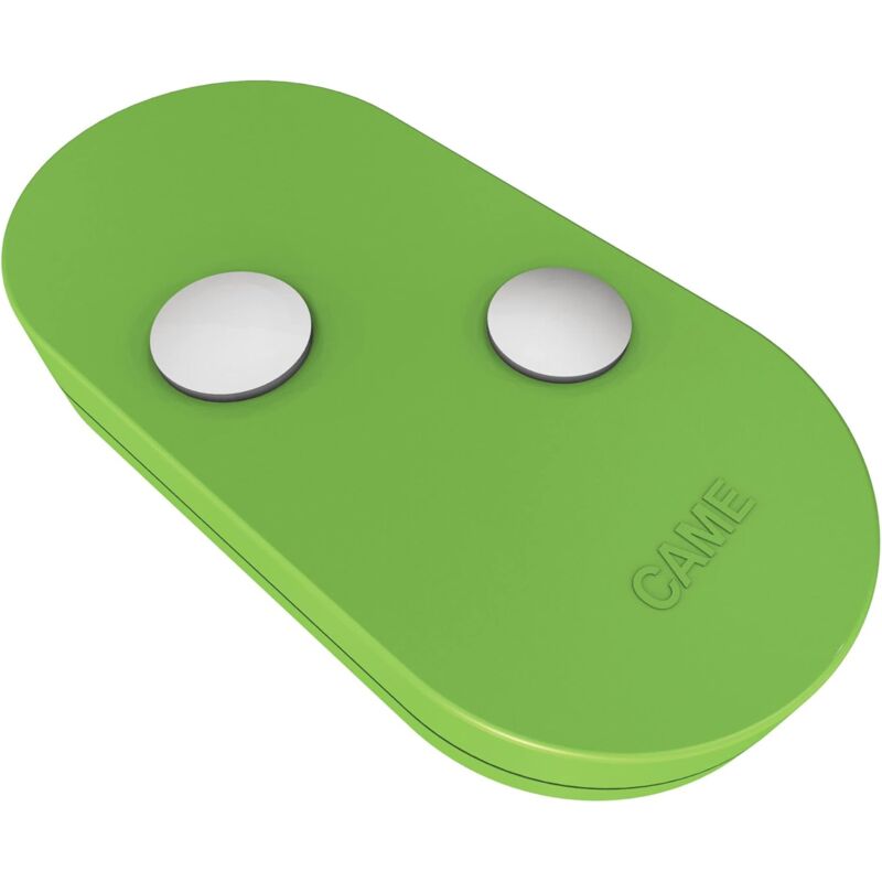 foto del prodotto telecomando cancello rolling code 2 canali dual frequency came topd2res verde