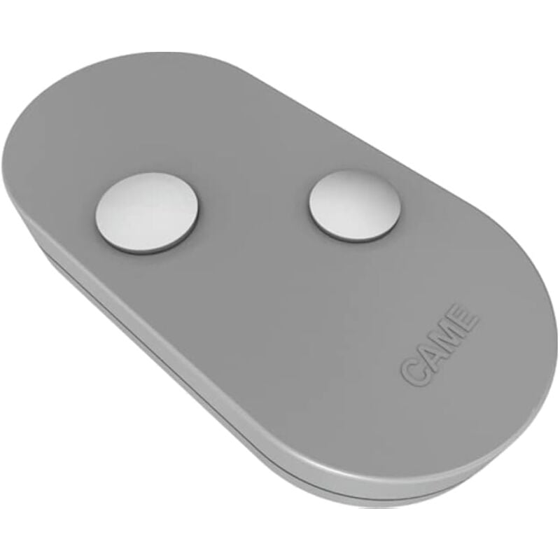 foto del prodotto telecomando cancello rolling code 2 canali dual frequency came topd2rgs grigio