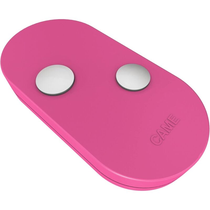 foto del prodotto telecomando cancello rolling code 2 canali dual frequency came topd2rps pink