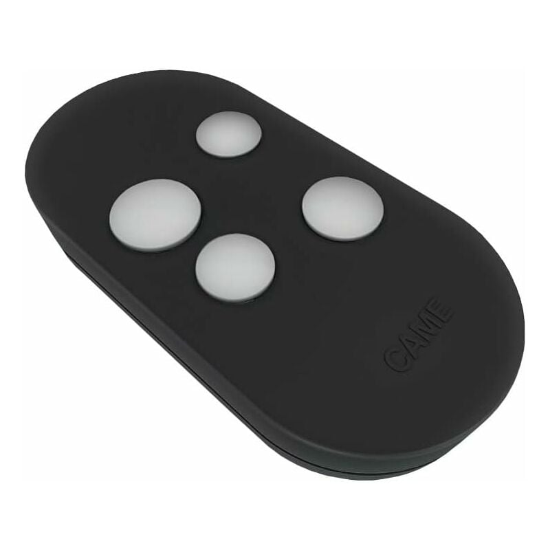 foto del prodotto telecomando cancello rolling code 4 canali dual frequency came topd4rks nero