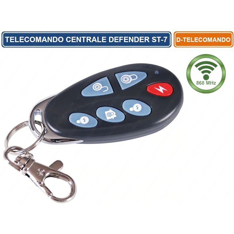 foto del prodotto telecomando centrale defender st 7 ricambio wireless antifurto allarme 868 mhz