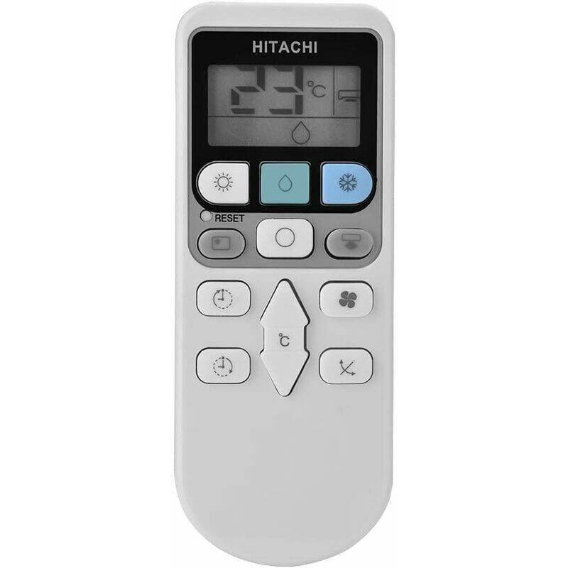 foto del prodotto telecomando climatizzatore per hitachi, telecomando universale sostitutivo per climatizzatore rar 3v2, telecomando sostitutivo hitachi