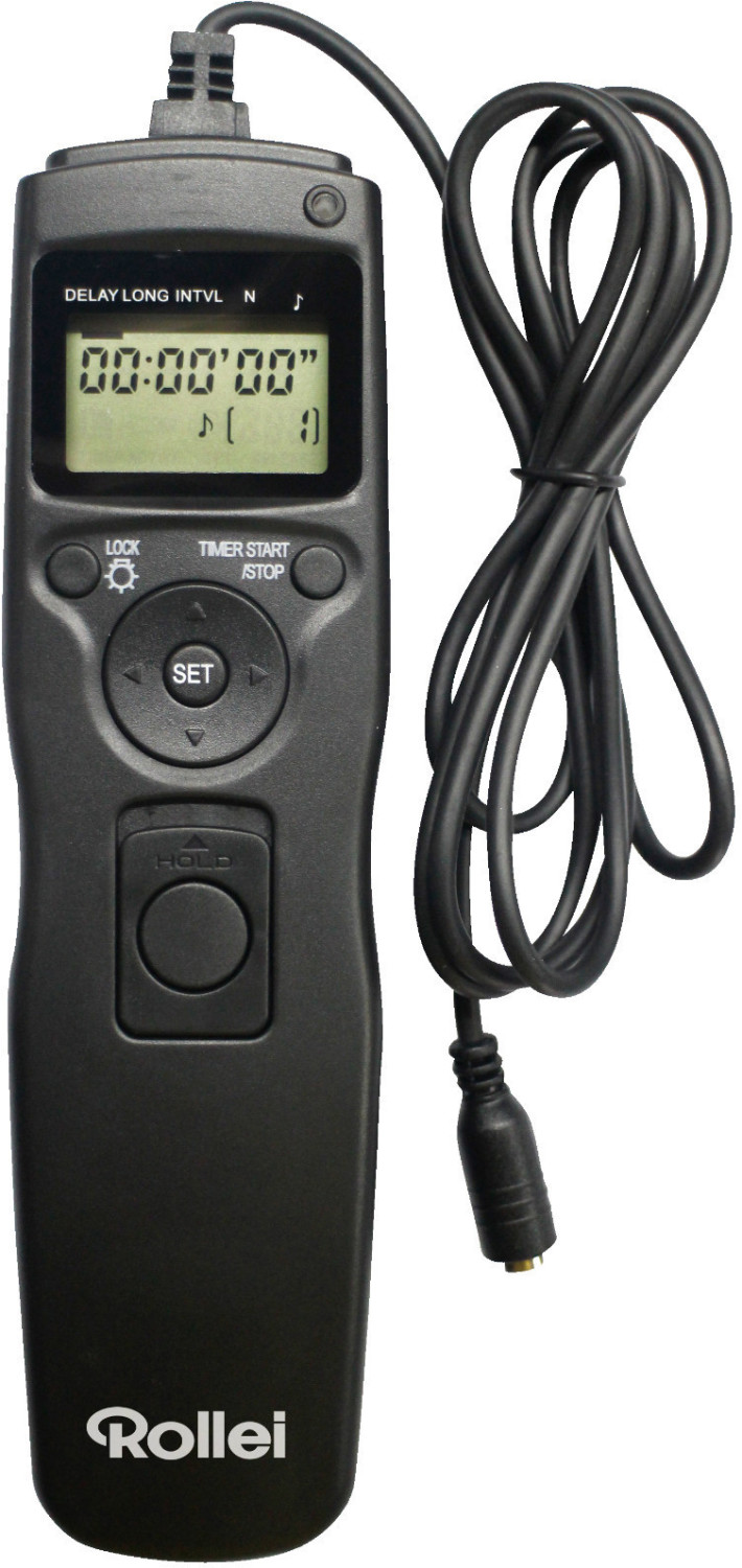 foto del prodotto telecomando con schermo lcd remote rollei fuji