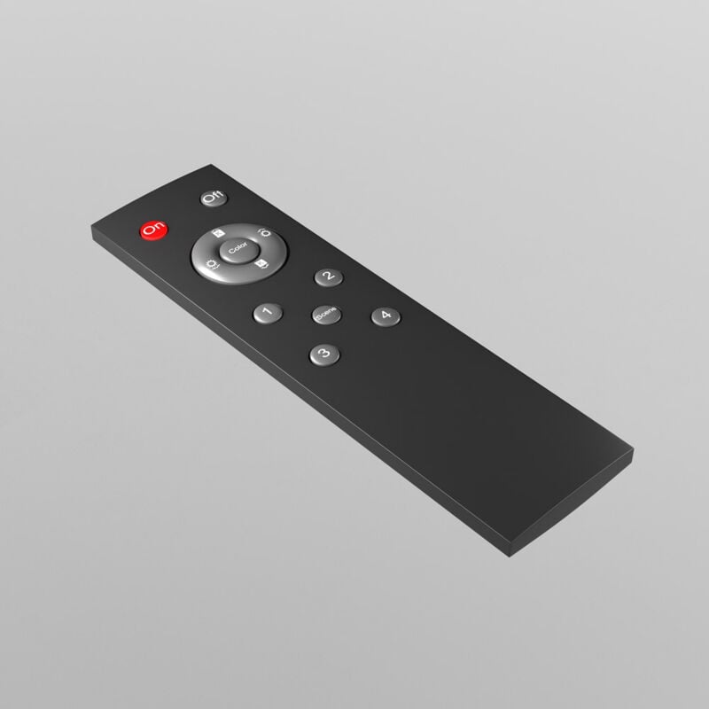 foto del prodotto telecomando controllo remoto per illuminazione dimmerabile plastica nero