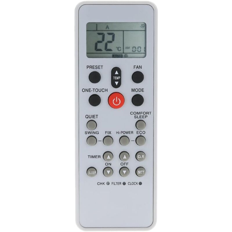 foto del prodotto telecomando di ricambio per condizionatore d aria toshiba wc l03se sollbry