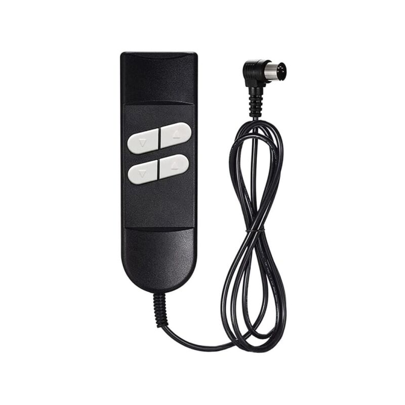 foto del prodotto telecomando elettrico per divano, telecomando a 5 pin e 4 pulsanti per poltrona reclinabile o sedia alta e bassa