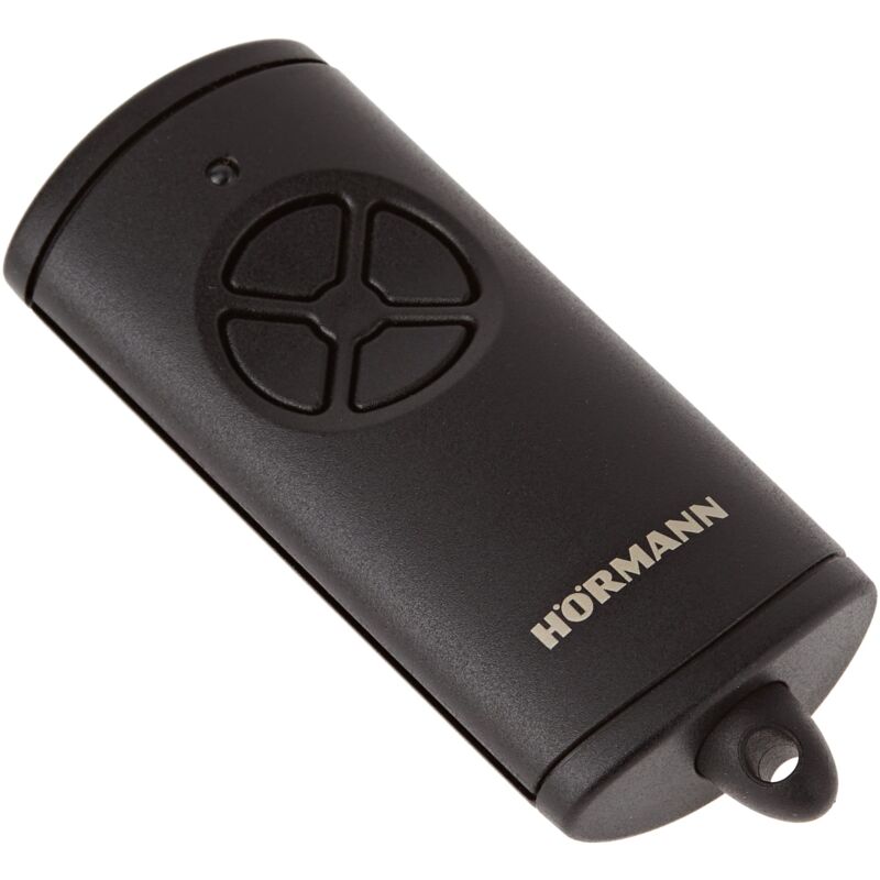 foto del prodotto telecomando h rmann hse4 bs con 4 funzioni a pulsante, con portachiavi, tecnologia wireless bisecur, per porta di garage, cancello d ingresso,