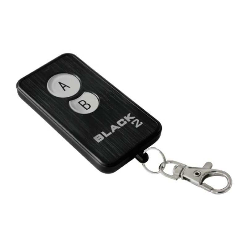 foto del prodotto telecomando konelco universale black 2 canali 433mhz 2162