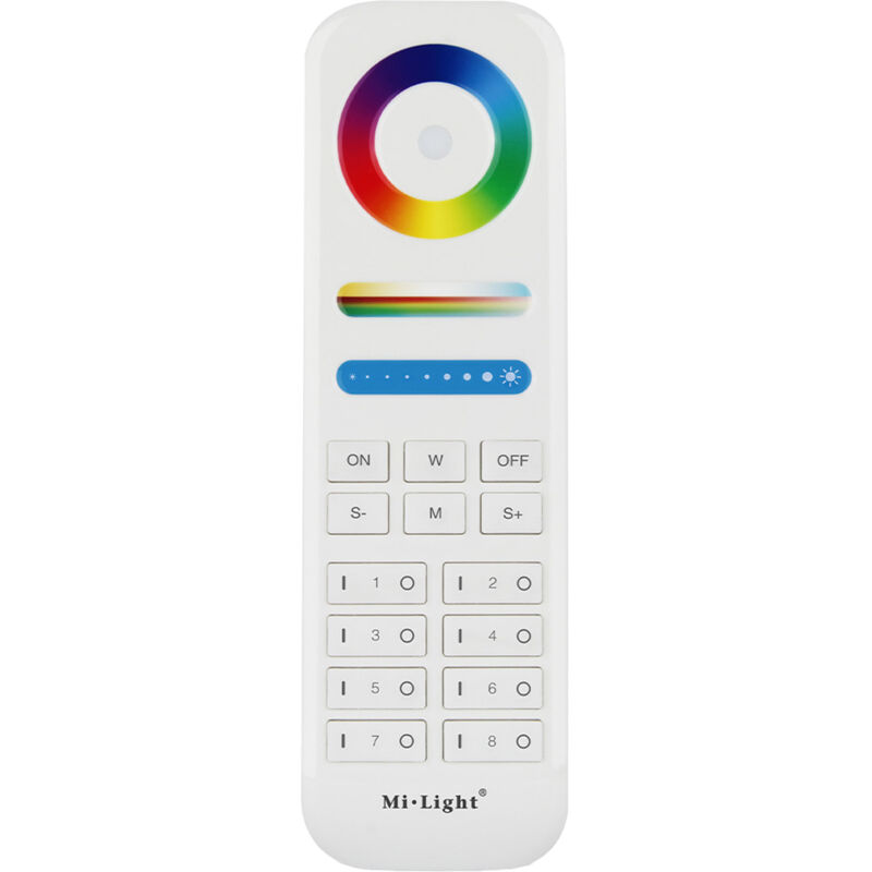 foto del prodotto telecomando led rgb cct 8 zone fut089 mi light