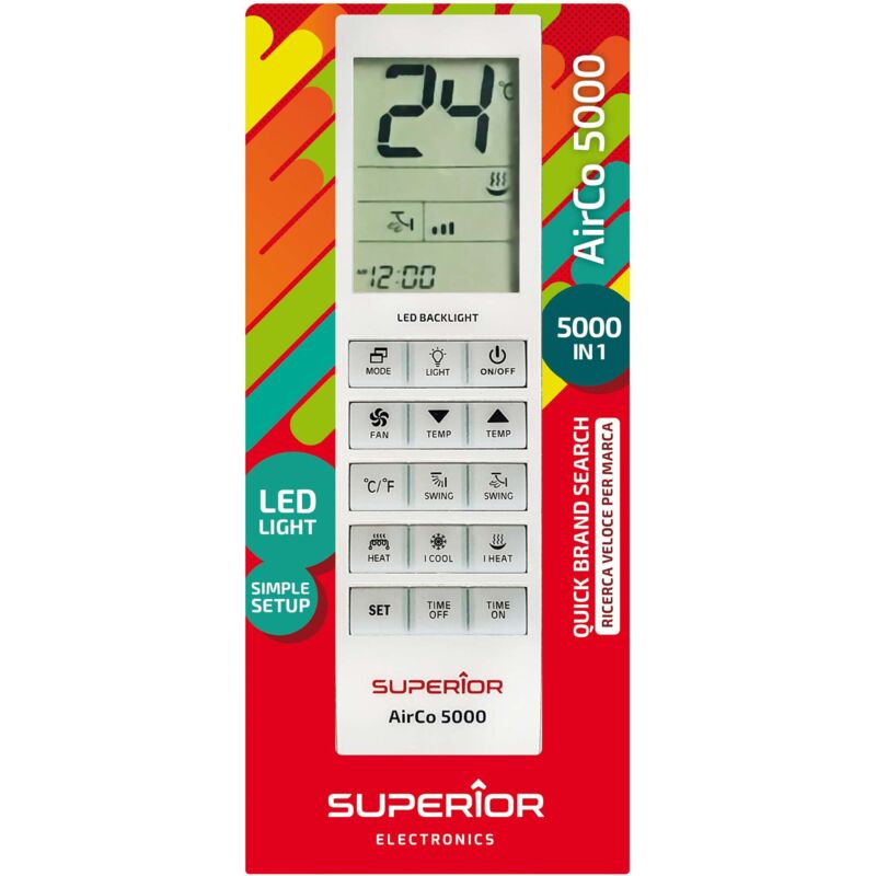 foto del prodotto telecomando per climatizzatore universale superior