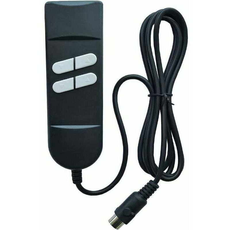 foto del prodotto telecomando per poltrona reclinabile elettrica telecomando per poltrona elevabile con comando manuale, 4 pulsanti, 5 pin utilizzato per poltrone