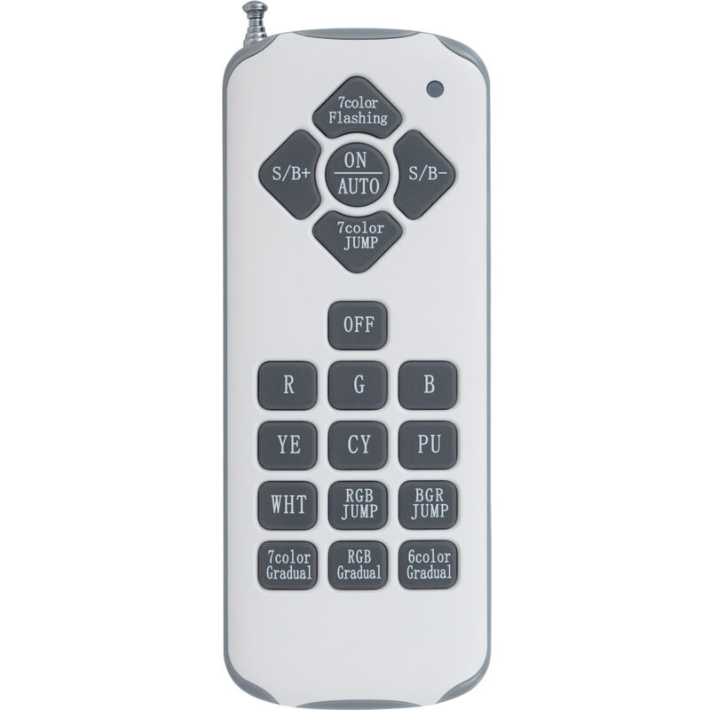 foto del prodotto telecomando rf per faretti piscina rgb grigio