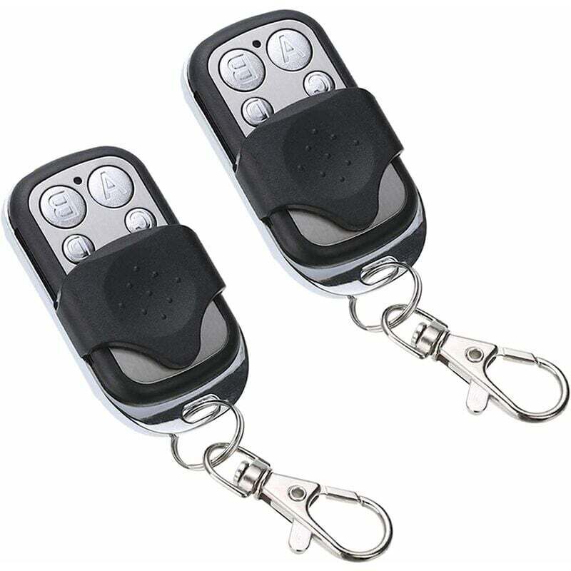 foto del prodotto telecomando senza fili, clonazione remota programmabile per l automazione, abs e alluminio di alta qualit , telecomando universale per porte da