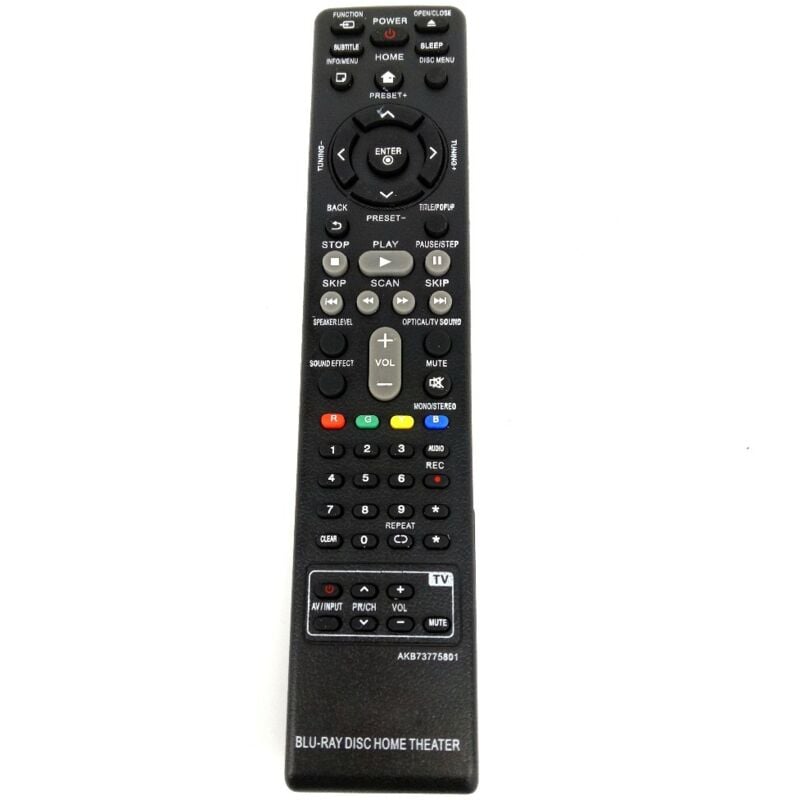 foto del prodotto telecomando sostitutivo akb73775801 per lg blu ray disc home theater bh5140s bh5140 lhb655 bh4030s bh6530tw bh5440p lhb655fb sollbry