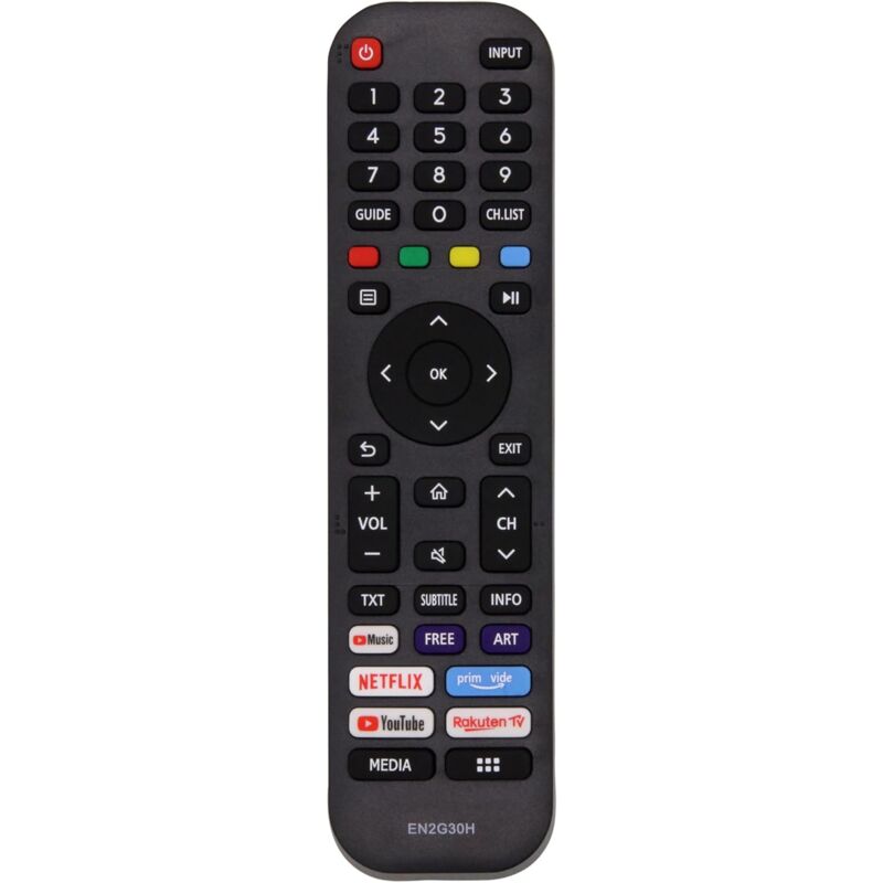 immagine 0 del prodotto telecomando sostitutivo hisense en2g30h per hisense vidaa lcd led 4k uhd smart tv sollbry