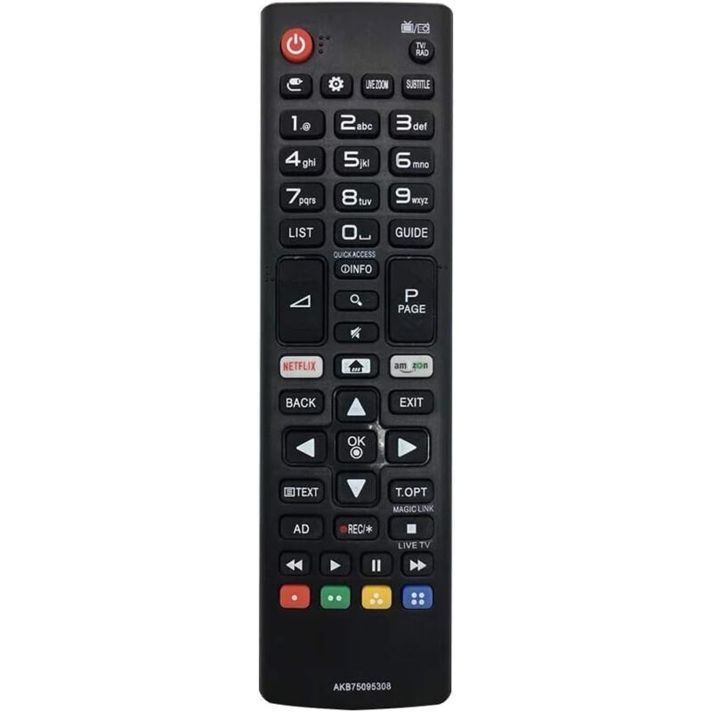 foto del prodotto telecomando sostitutivo lg akb75095308 per smart tv lg, telecomando universale nessuna configurazione richiesta. telecomando tv lg. sollbry