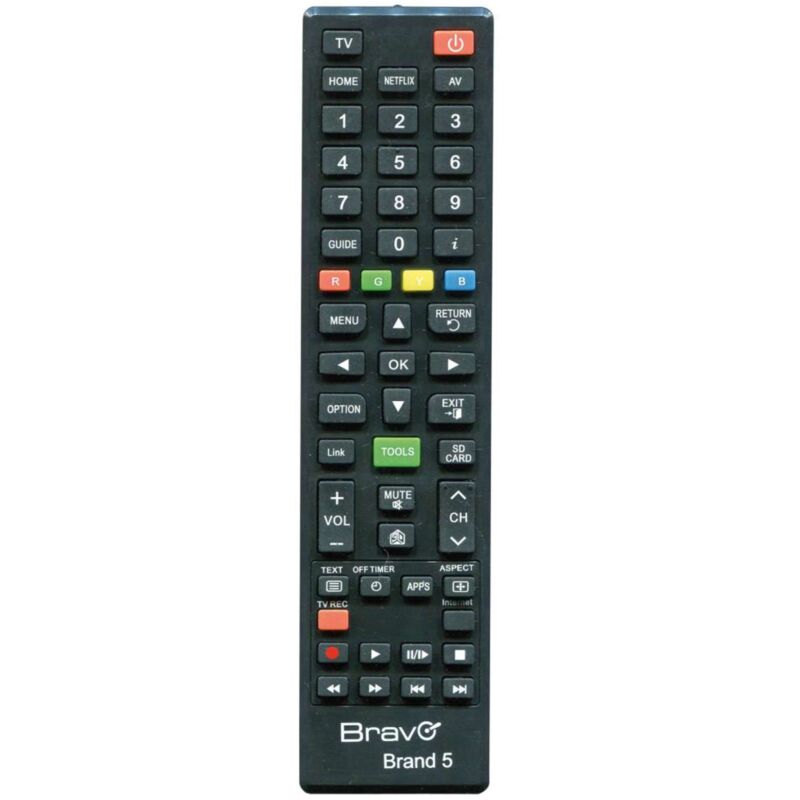 foto del prodotto telecomando tv bravo brand 5 panasonic