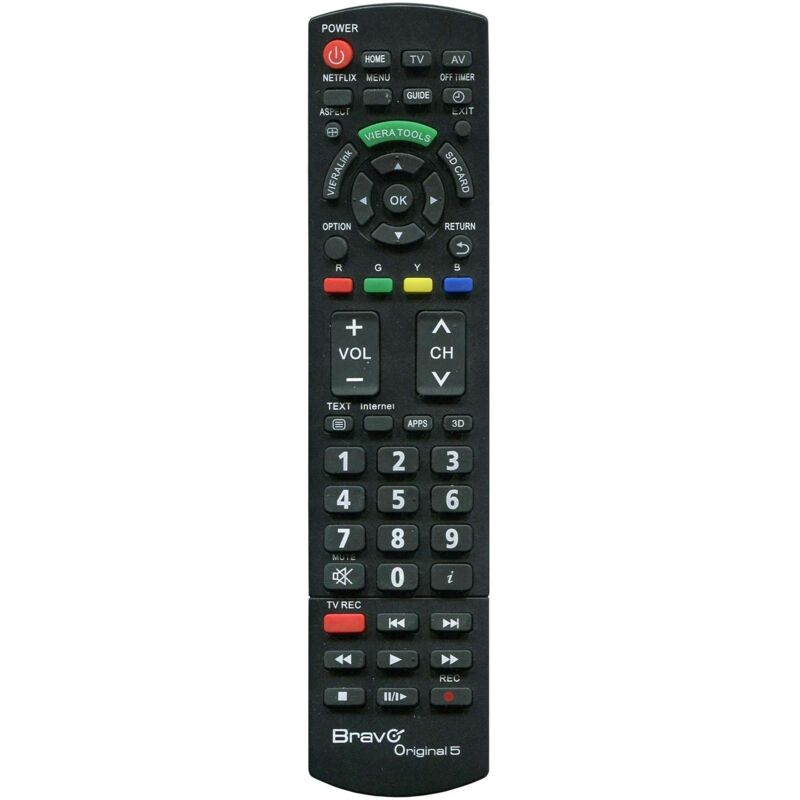 foto del prodotto telecomando tv bravo original 5 panasonic