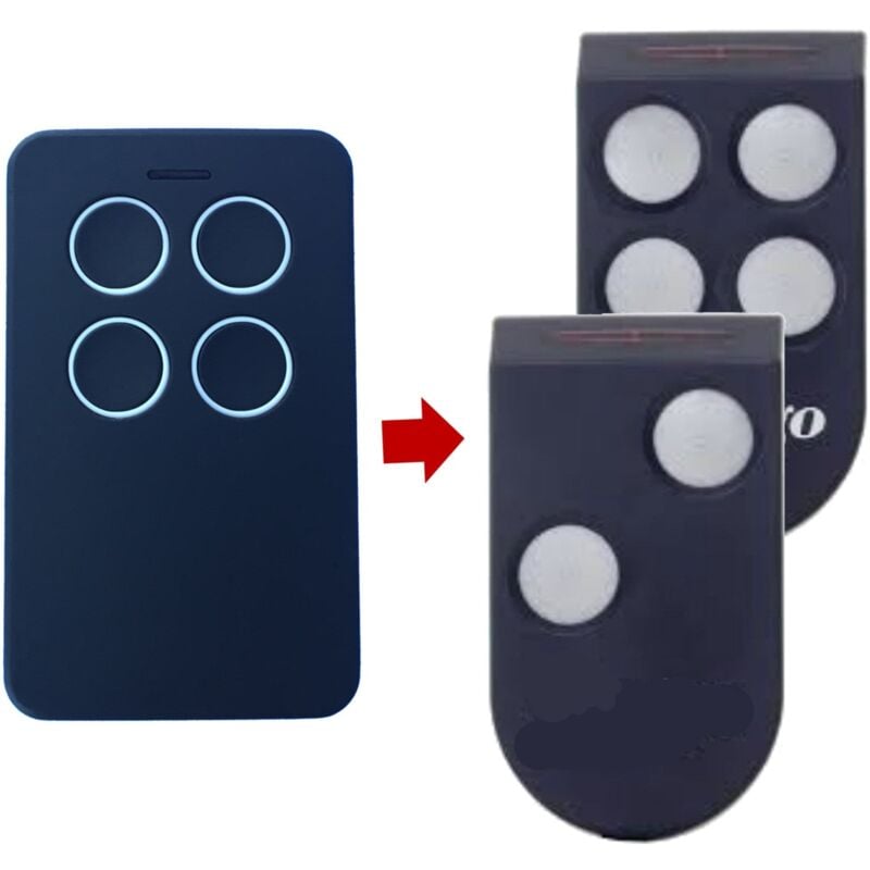 foto del prodotto telecomando universale 433 868 mhz compatibile con modelli genius amigo ja332 868 mhz rolling code non originale