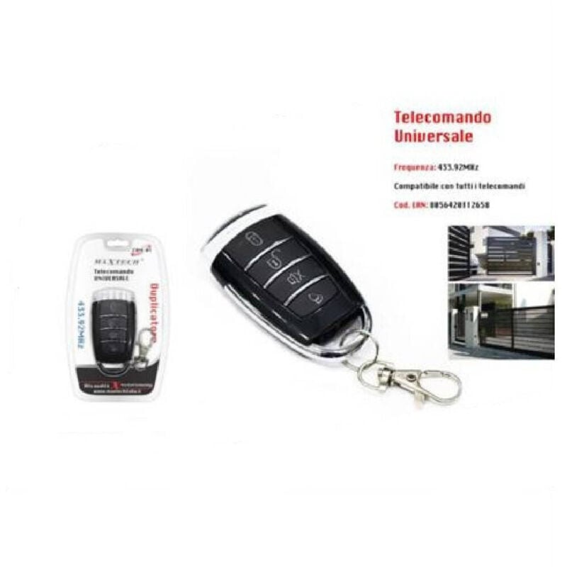 foto del prodotto telecomando universale 433.92mhz cancello duplicatore com-02 portachiavi - - maxtech