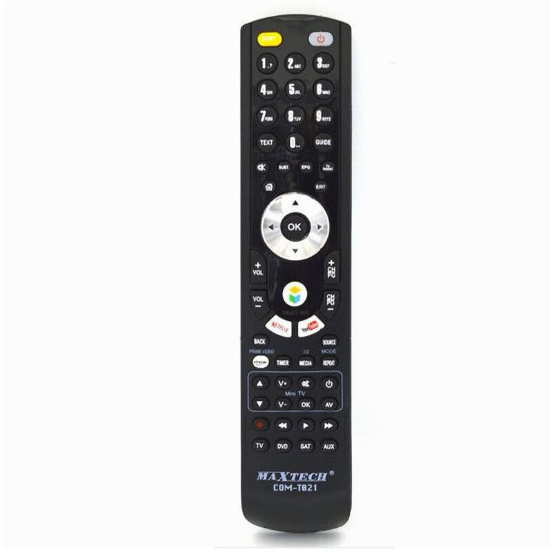 foto del prodotto telecomando universale 4in1 tv dvd sat dvb-t programmabile da computer com-t021 - - maxtech