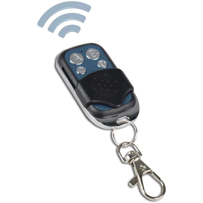foto del prodotto telecomando universale cancello porta 433 mhz 4 canali apertura automatica garage a distanza ampio raggio compatto e pratico