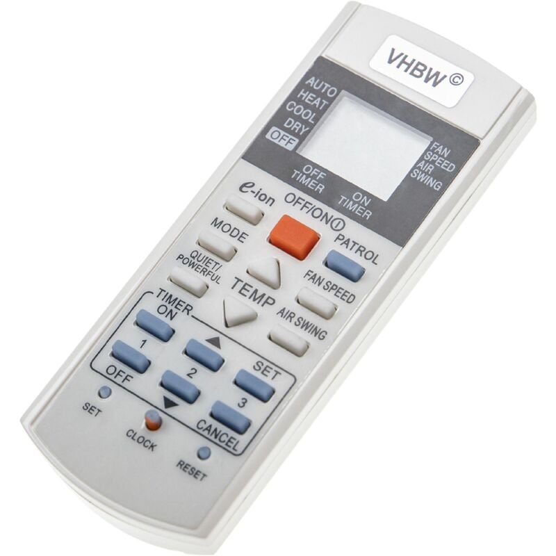 foto del prodotto telecomando universale compatibile con panasonic climatizzatore, condizionatori - vhbw