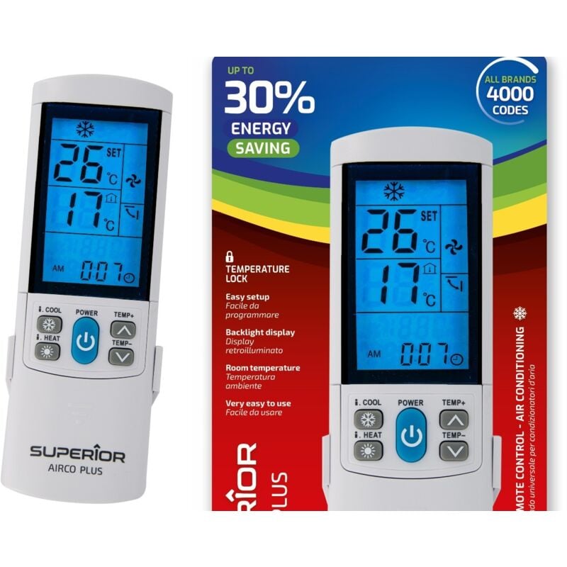 foto del prodotto telecomando universale condizionatore climatizzatore 4000 codici superior