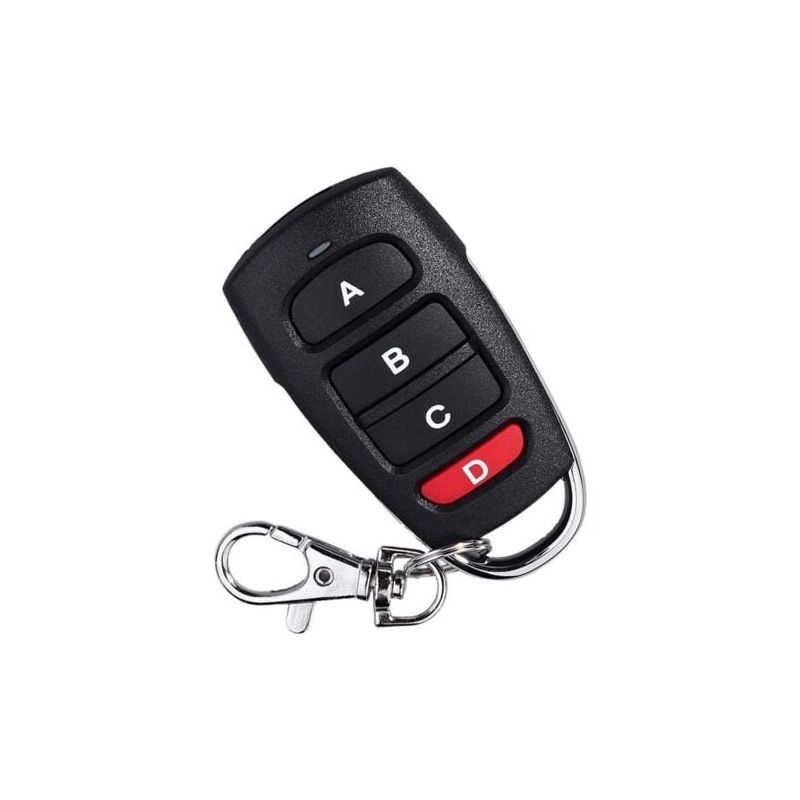 foto del prodotto telecomando universale per porta da garage, telecomando elettrico senza fili per porta, telecomando per chiave di accesso per porta da garage 433m