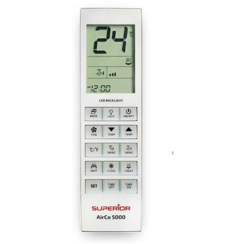 foto del prodotto telecomando universale superior airco 5000 in 1 per condizionatori supcu005