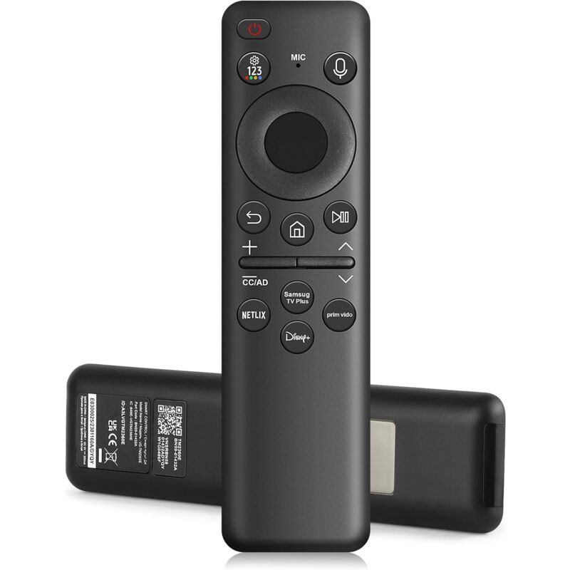 foto del prodotto telecomando vocale solare sostitutivo bn59 01432a compatibile con samsung neo qled 8k hdr series smart tv ricaricabile solare usb type c 2023 