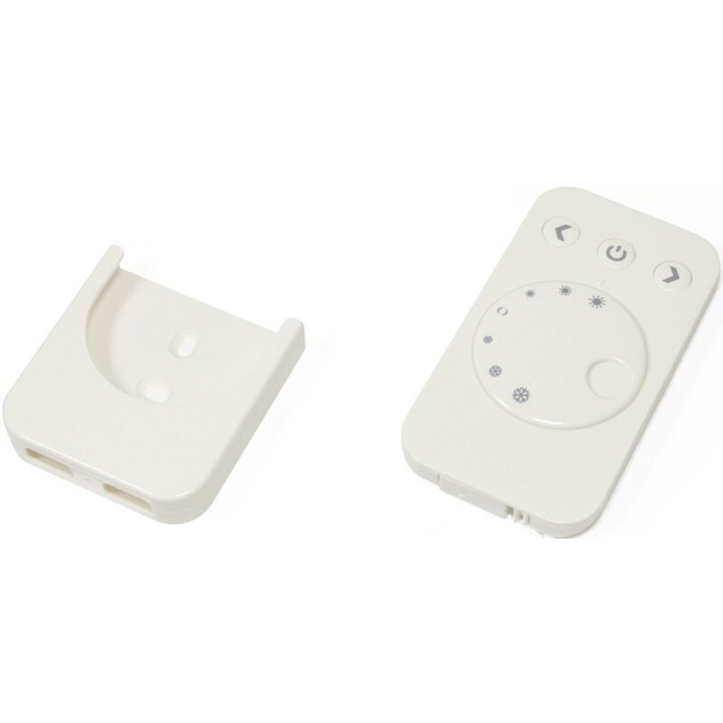 foto del prodotto telecomando wireless led ser. frankfurt con supporto a parete, 1 canale, bianco
