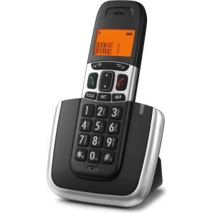 foto del prodotto telefono cordless brondi bravo platimun nero
