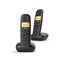 foto del prodotto telefono cordless gigaset a170 duo l36852h2802k101 black dect display alfanum. monoc., id chiamate, 10 suonerie, rubrica 50 nomi