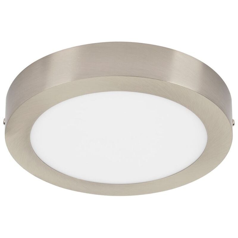 foto del prodotto telefunken lampada a plafone led smart wifi dimmerabile cct bluetooth 18w metallo argento