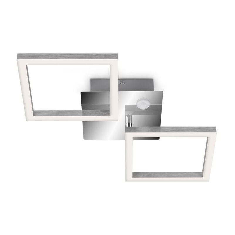 foto del prodotto telefunken lampada da soffitto a led con sensore di movimento ip44 12 w argento metallo plastica