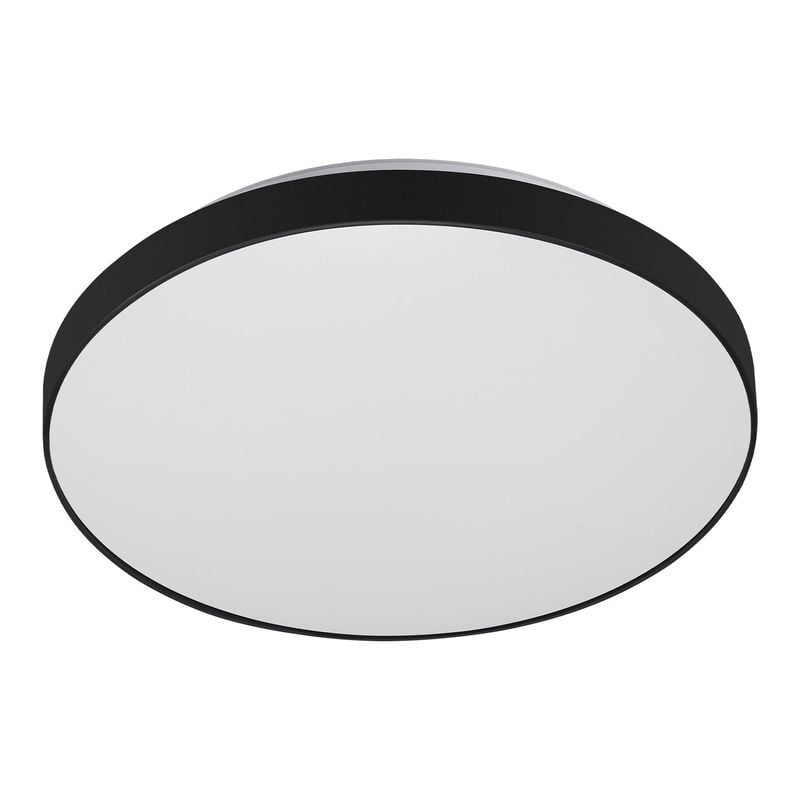 foto del prodotto telefunken plafoniera led sensor 16 w bianco nero metallo plastica