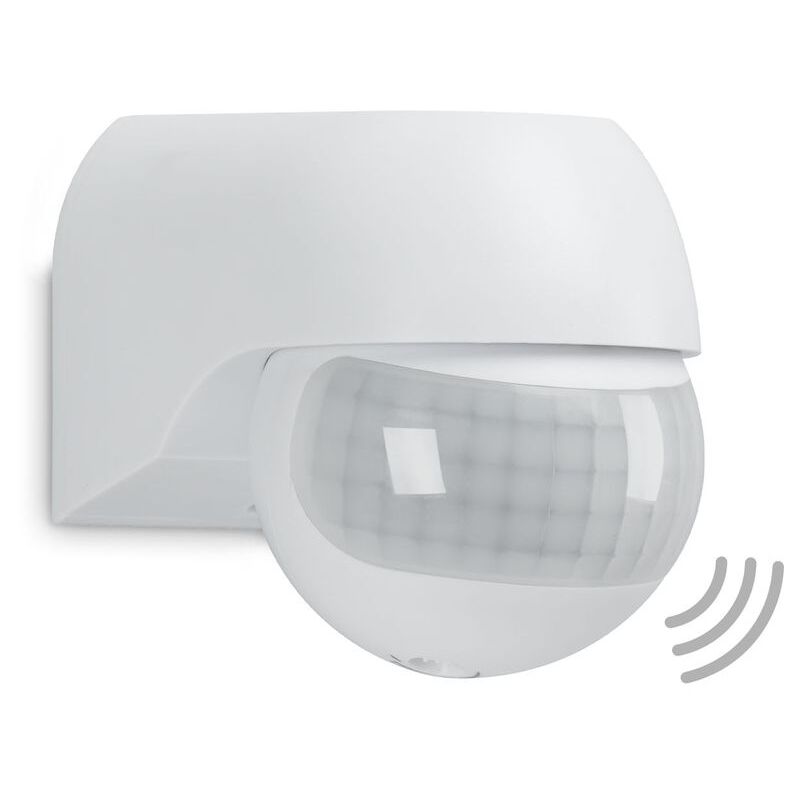 foto del prodotto telefunken rilevatore di movimento, sensore di movimento 180 , portata max. 12m, incl. impostazione tempo, max. 2.000 watt, ip44, bianco,