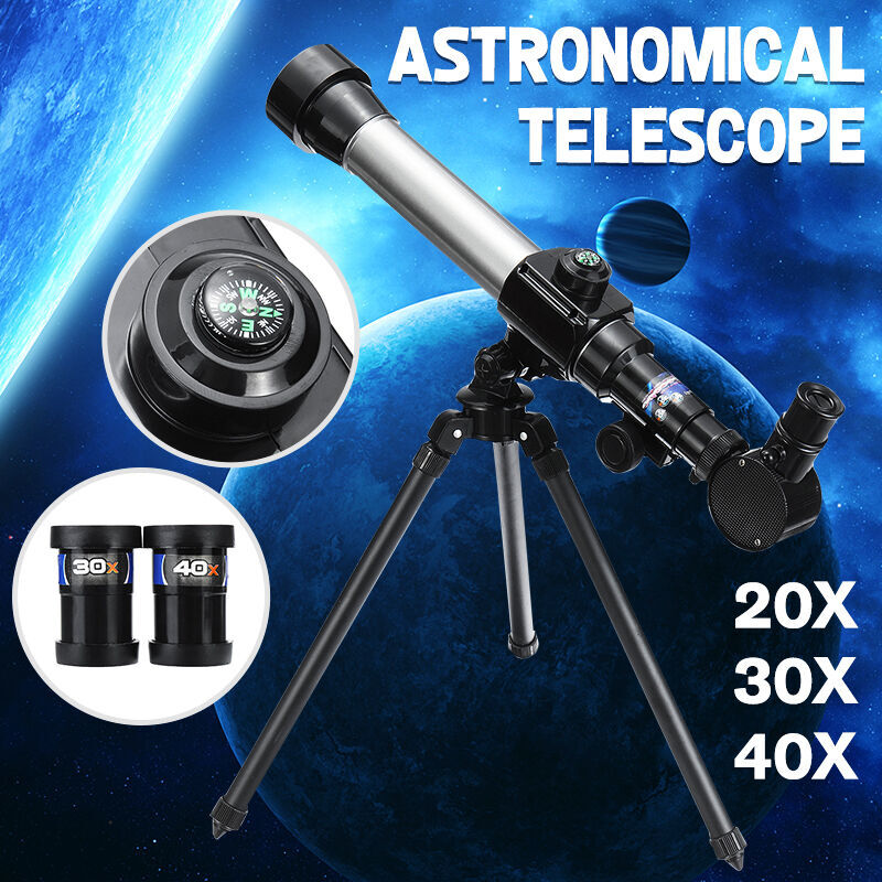 foto del prodotto telescopio astronomico monoculare 20 30 40 oculari hd refract e treppiede