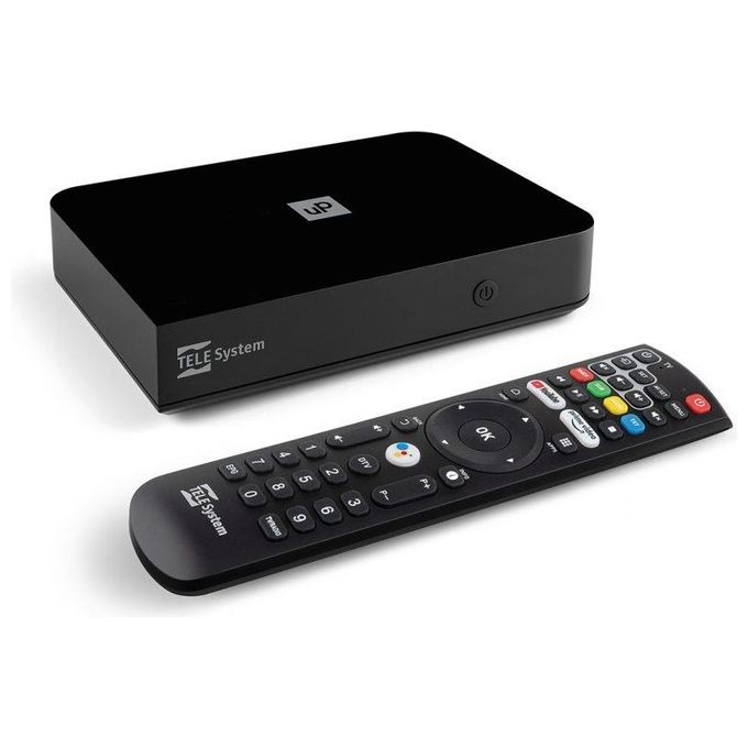foto del prodotto telesystem smartbox android ts up 4k t2-s2 hevc android google assitance