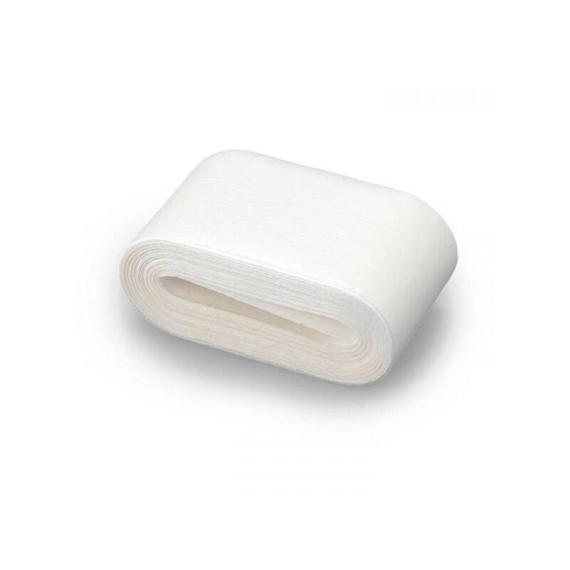 foto del prodotto teletta adesiva in tessuto pileper orli 38mm colore bianco prym