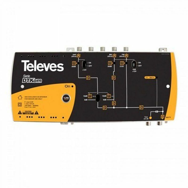 foto del prodotto televes amplificatore dtkom matv 3e 1s f fm biii uhf