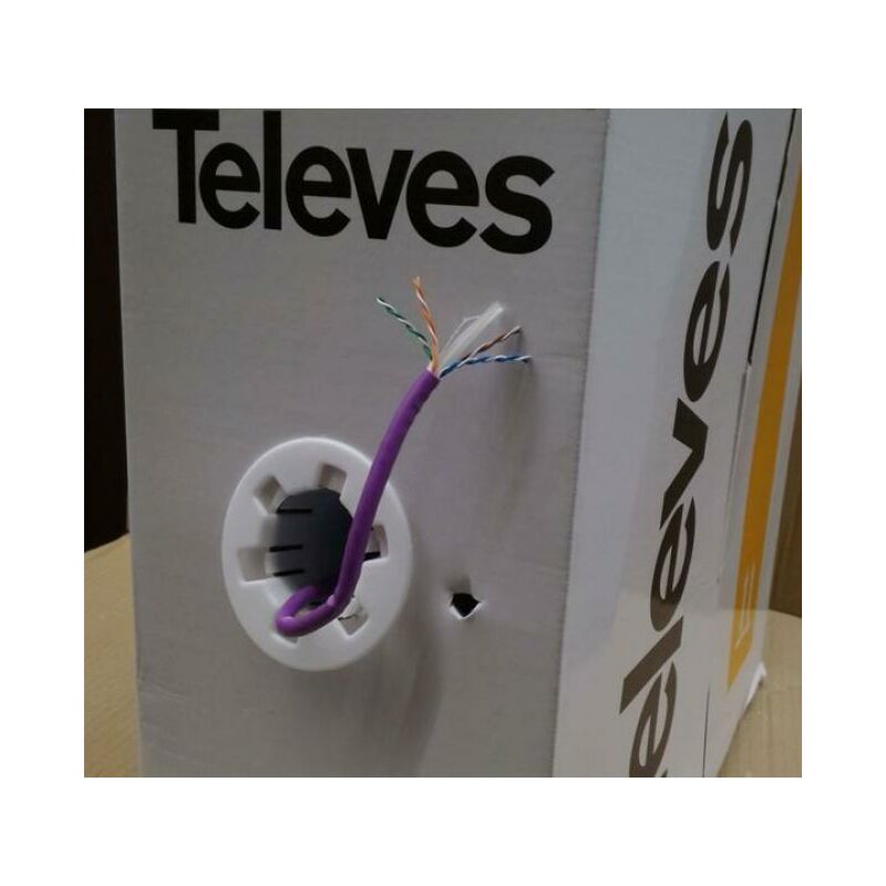 foto del prodotto televes cavo dati utp 219910 b305 cat6 cca lsfh