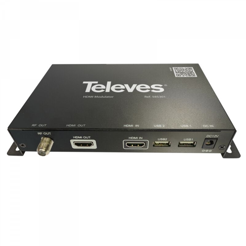 immagine 0 del prodotto televes modulatore hd dvb t con ingresso e uscita hdmi e 2 usb 585301