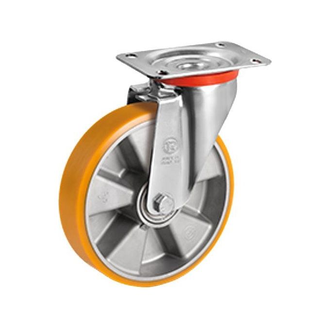 foto del prodotto tellure rota ruota poliuretano pg 100x85 80x25