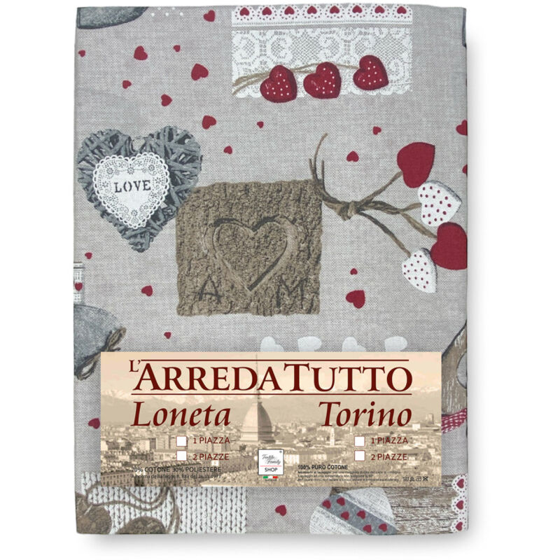 foto del prodotto telo arredo copritutto gran foulard copriletto copridivano tessuto tirolese holly 2 piazze