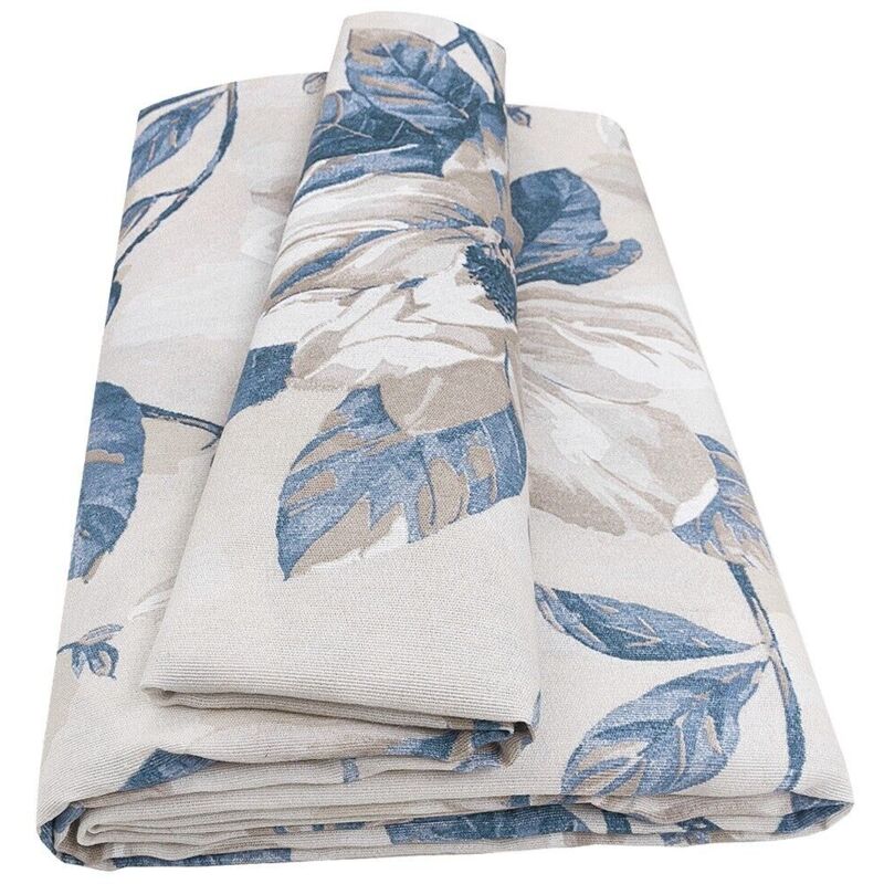 foto del prodotto telo arredo fiorito shabby chic multiuso copridivano cotone granfoulard coperta picnic 170x280 cm