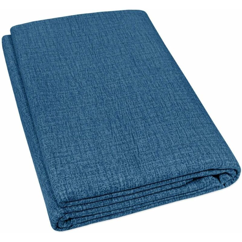 foto del prodotto telo arredo tessuto copritutto gran foulard copridivano proteggi letto poltrona divano blu 230x265 cm