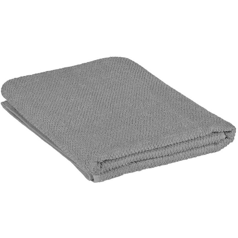 foto del prodotto telo bagno per doccia 90x140 cm grigio in cotone 100